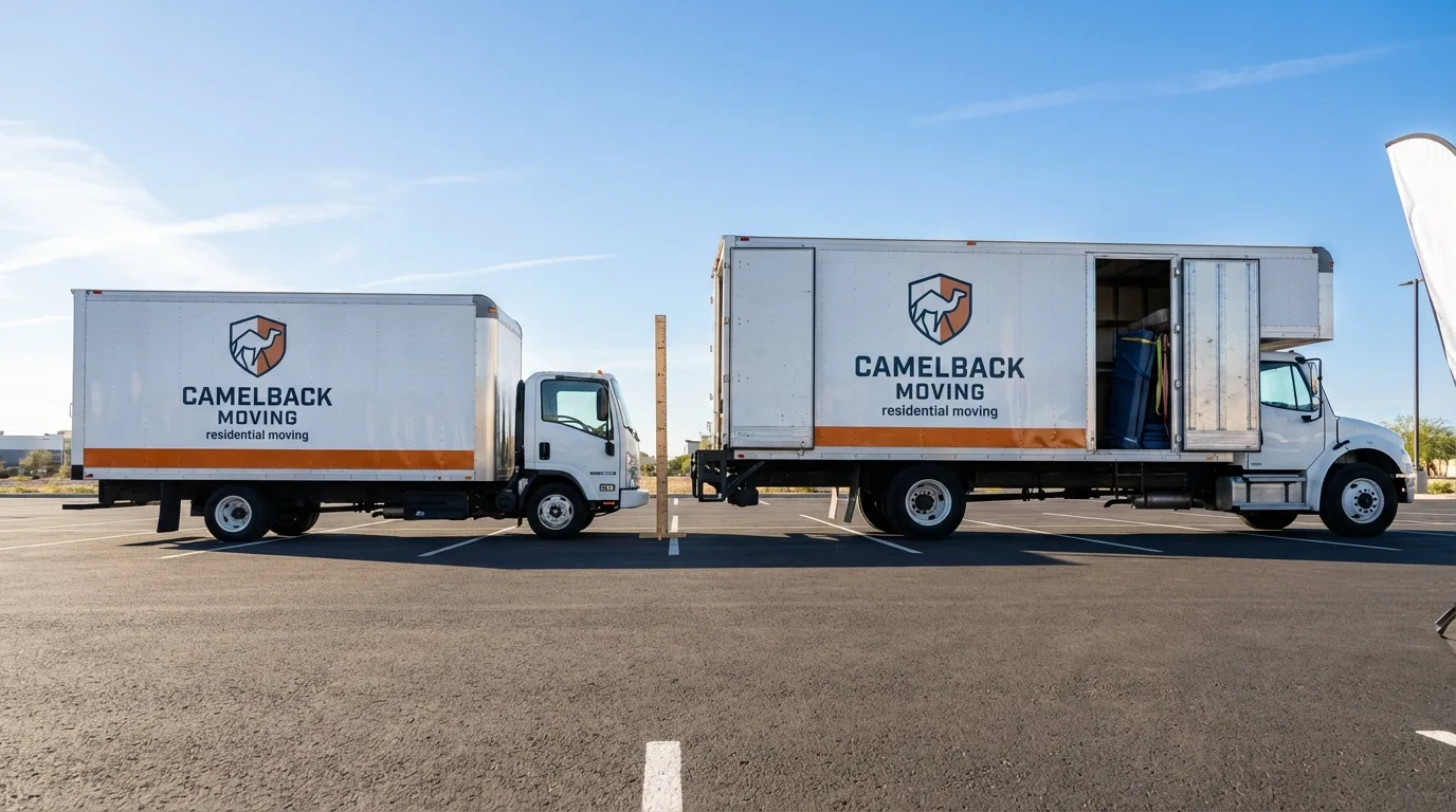 Moving truck size capacity guide in Chester